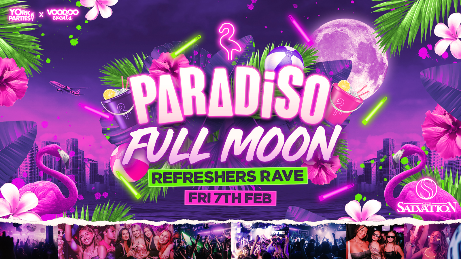 PARADISO FRIDAYS Full Moon Refreshers Rave🦩 (Official)