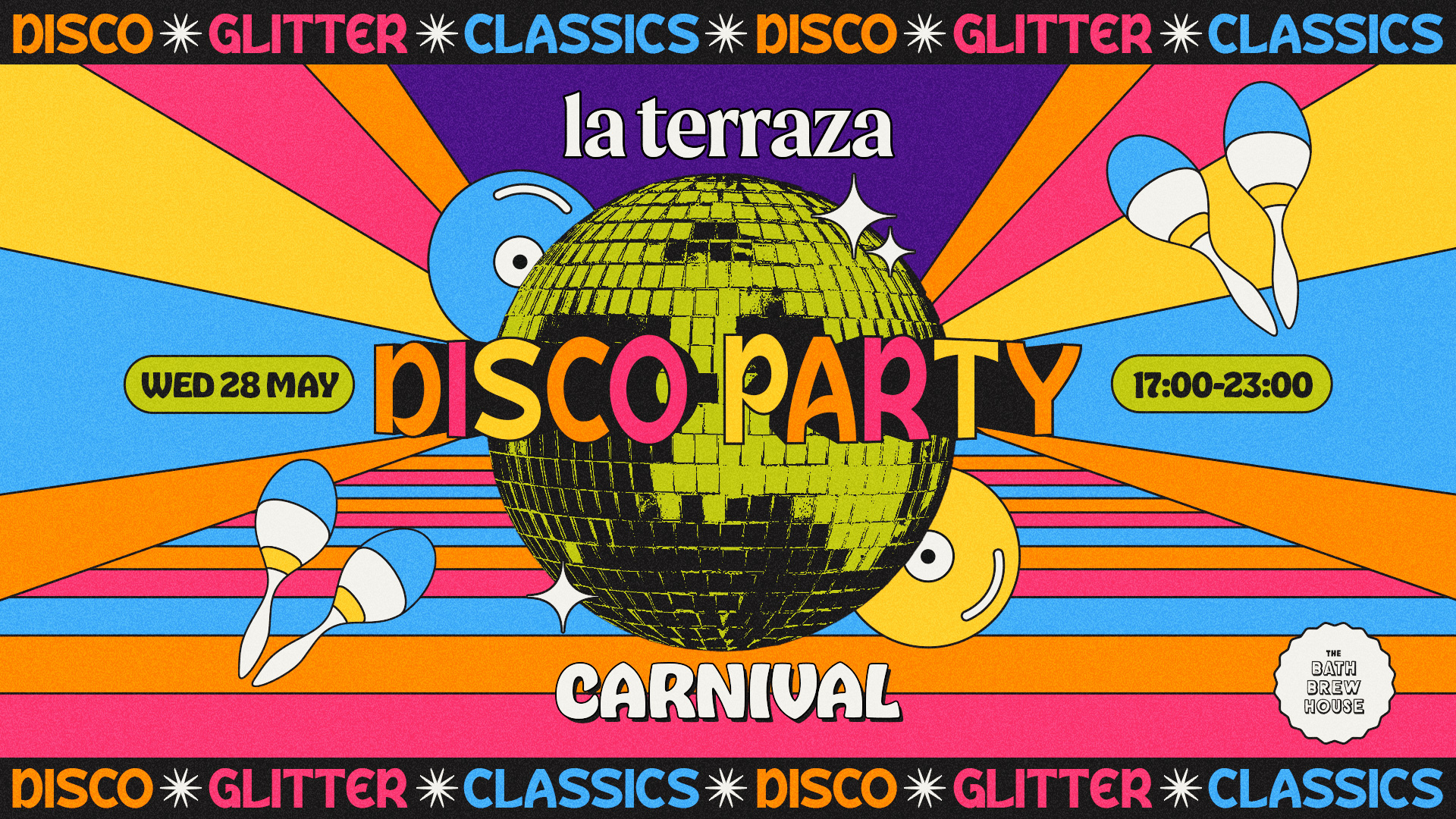 LA TERRAZA: CARNIVAL EDITION – LAST ENTRY 3:45pm! [LATE ENTRY TICKETS LIVE]