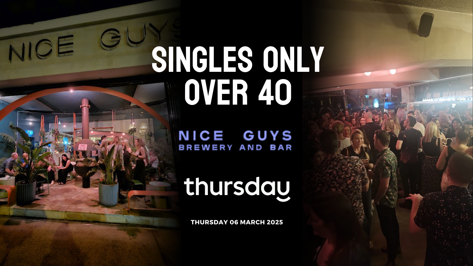 Thursday | Nice Guys Brewery and Bar (40+) | Melbourne