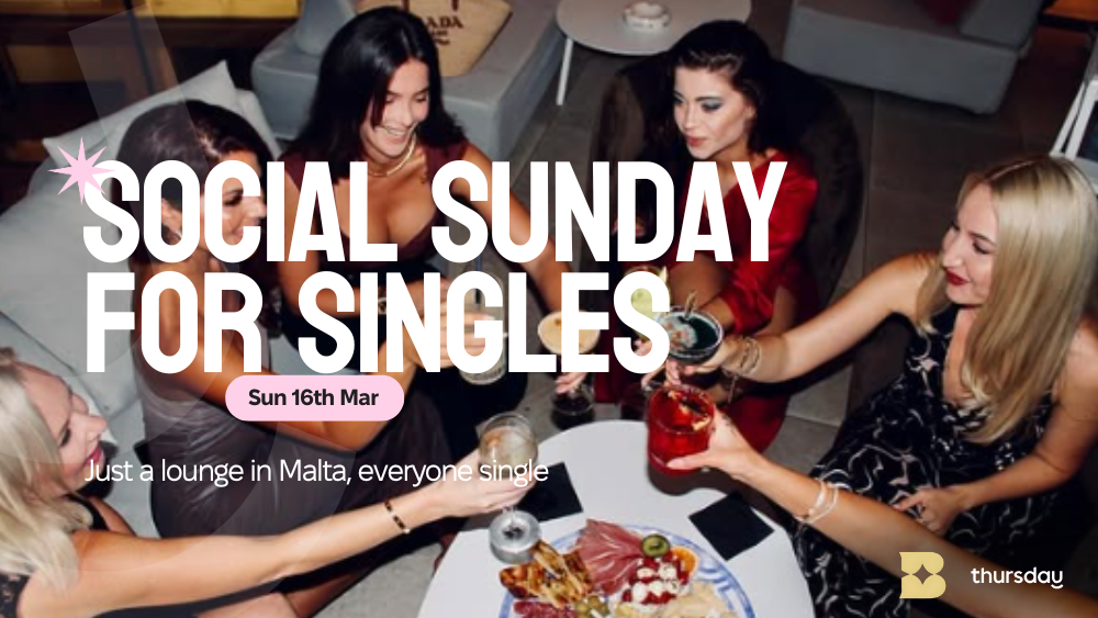 Sunday | Barracuda Rooftop Lounge | St Julians (Balluta Bay) Age range: + 30