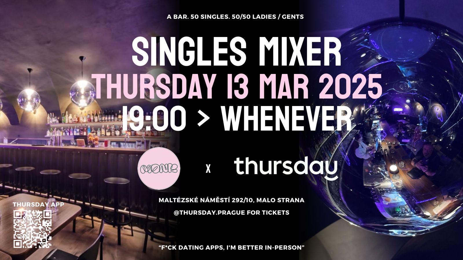 Thursday | Singles Mixer | Bar Monk