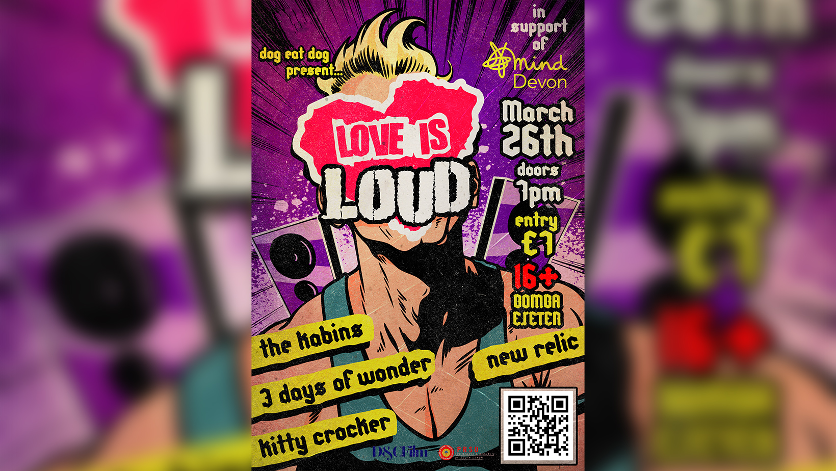 D.E.D PRESENTS: LOVE IS LOUD – 26th March – Bomba Exeter – 16+
