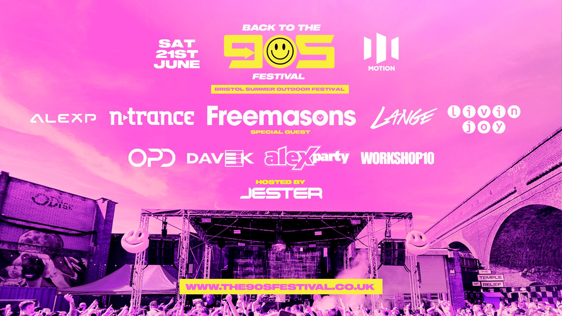 Back To The 90s – Summer Outdoor Festival – Motion [TICKETS SELLING FAST!]