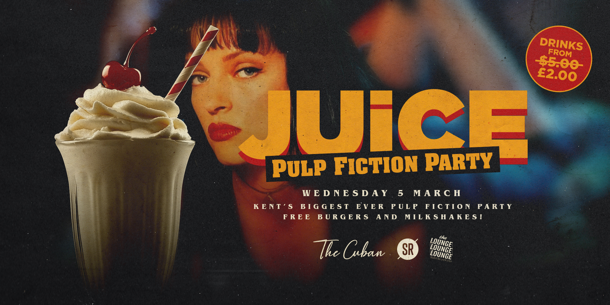 JUiCE – Pulp Fiction Party! 🍔