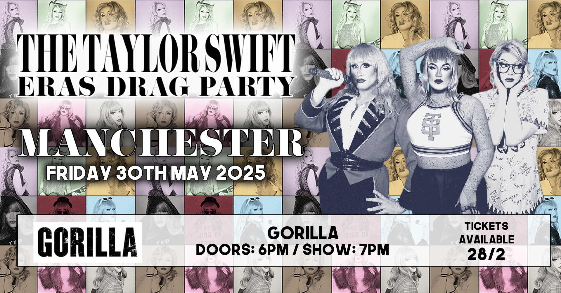 The Taylor Swift Eras Drag Party