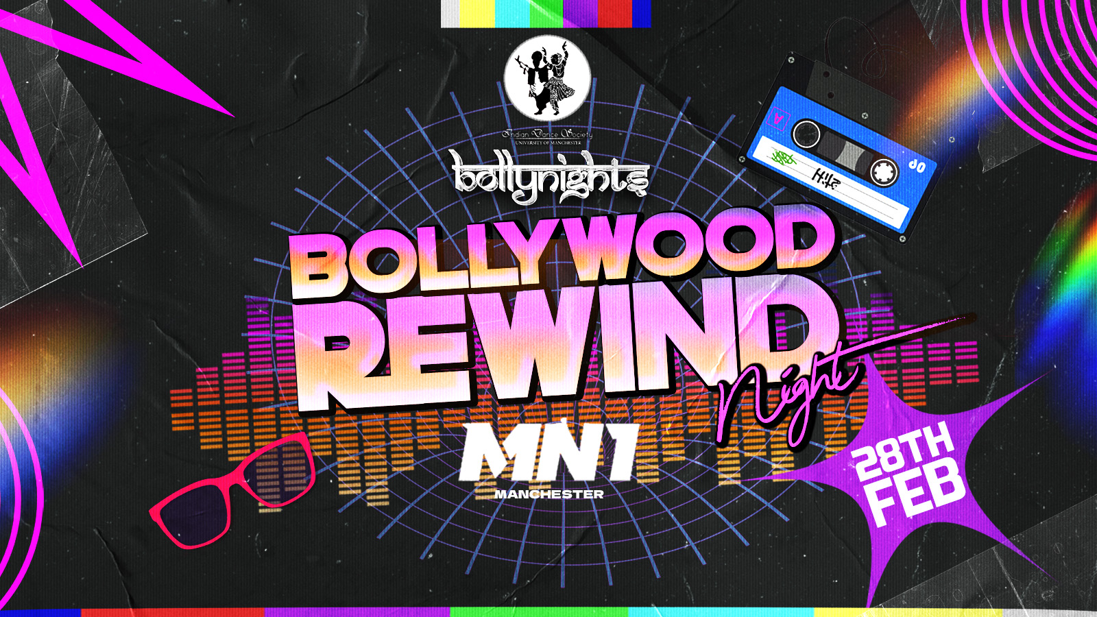 Bollynights Manchester – Bollywood Rewind | Friday 28th February | MN1