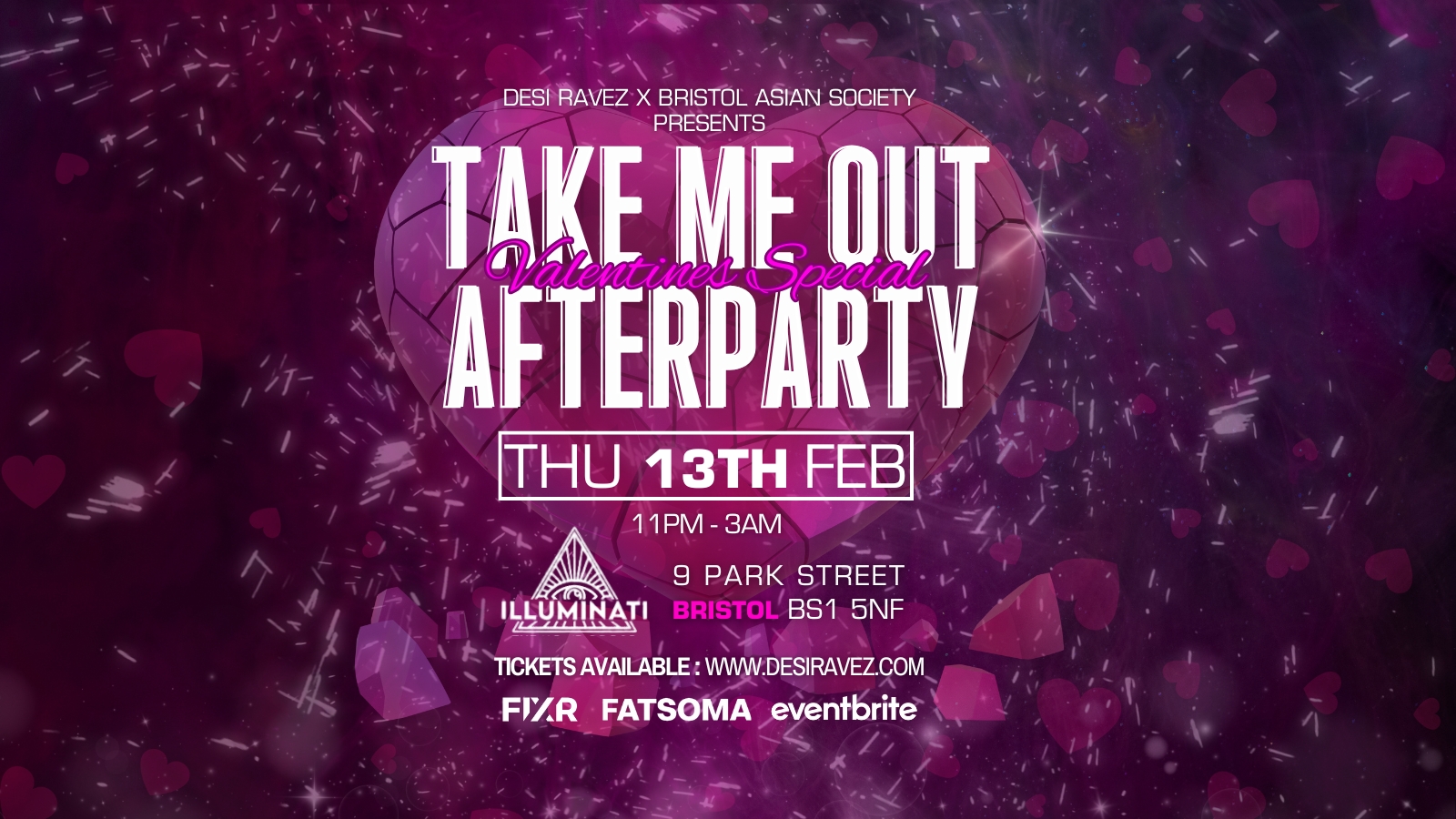 Take Me Out After Party – Thursday 13th February @illuminati Bristol