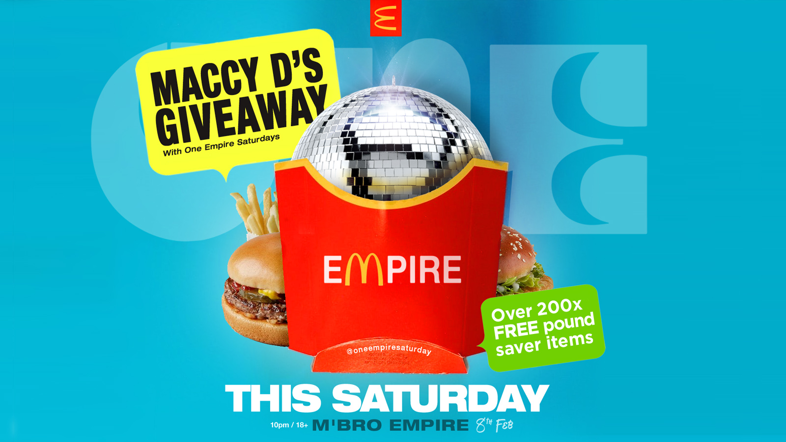 Maccy D’s GIVEAWAY