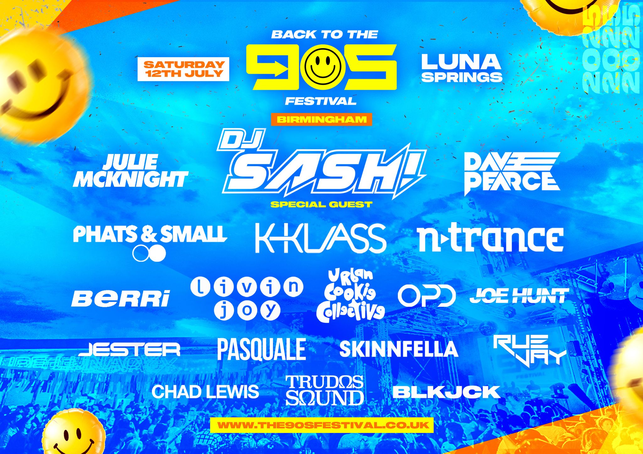 Back To The 90s – Summer Outdoor Festival – Birmingham [FINAL 100 TICKETS REMAIN!]