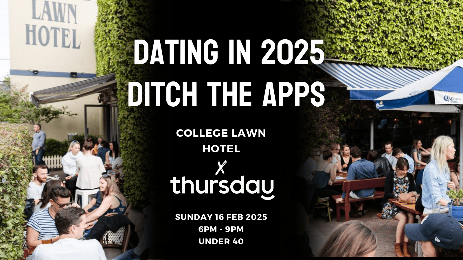 Thursday | College Lawn 25-40 | Prahran