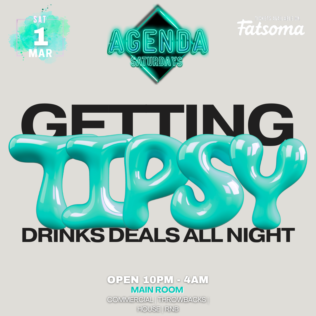 AGENDA SATURDAYS – TIPSY BOOTHS