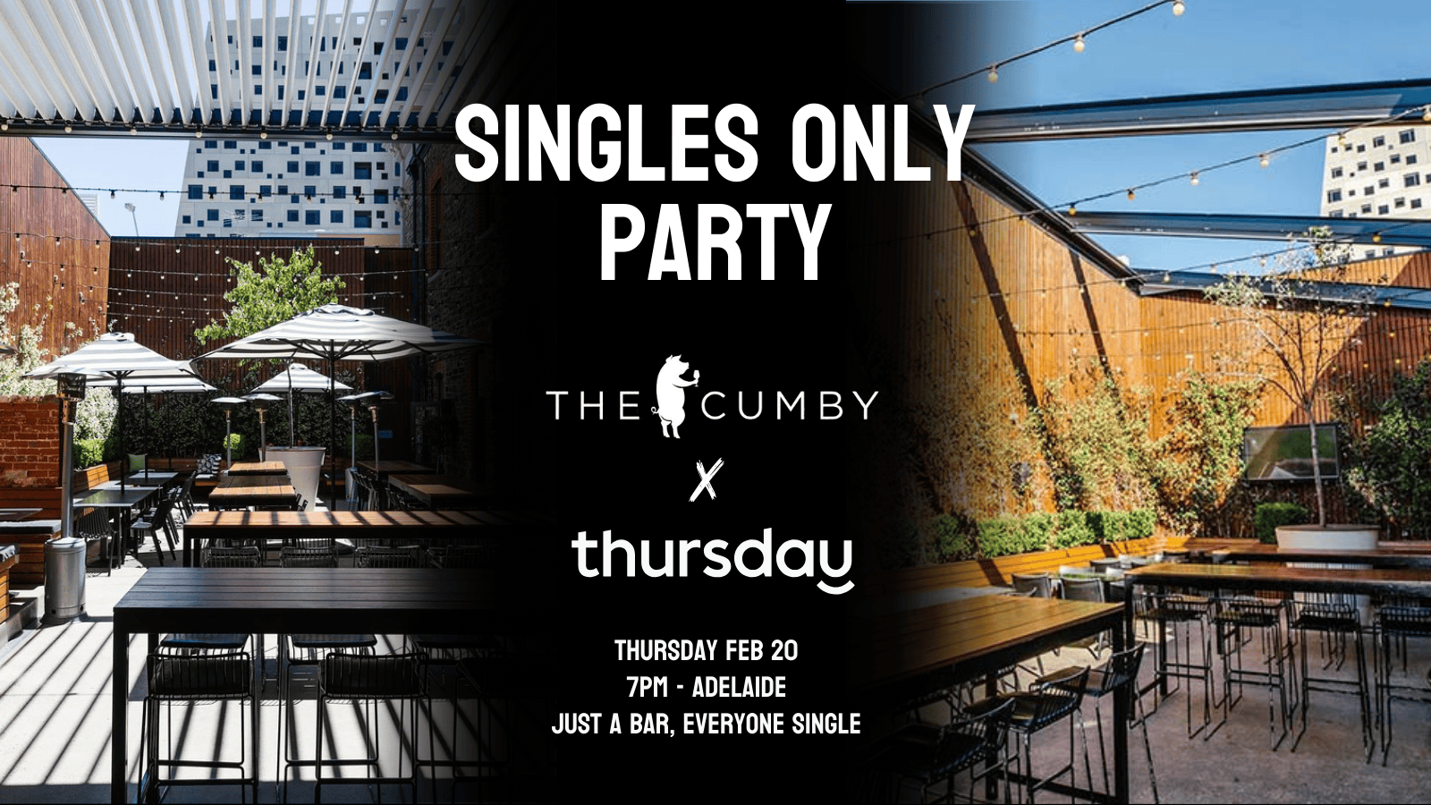 Thursday | The Cumberland Arms Hotel 25-45  | Adelaide