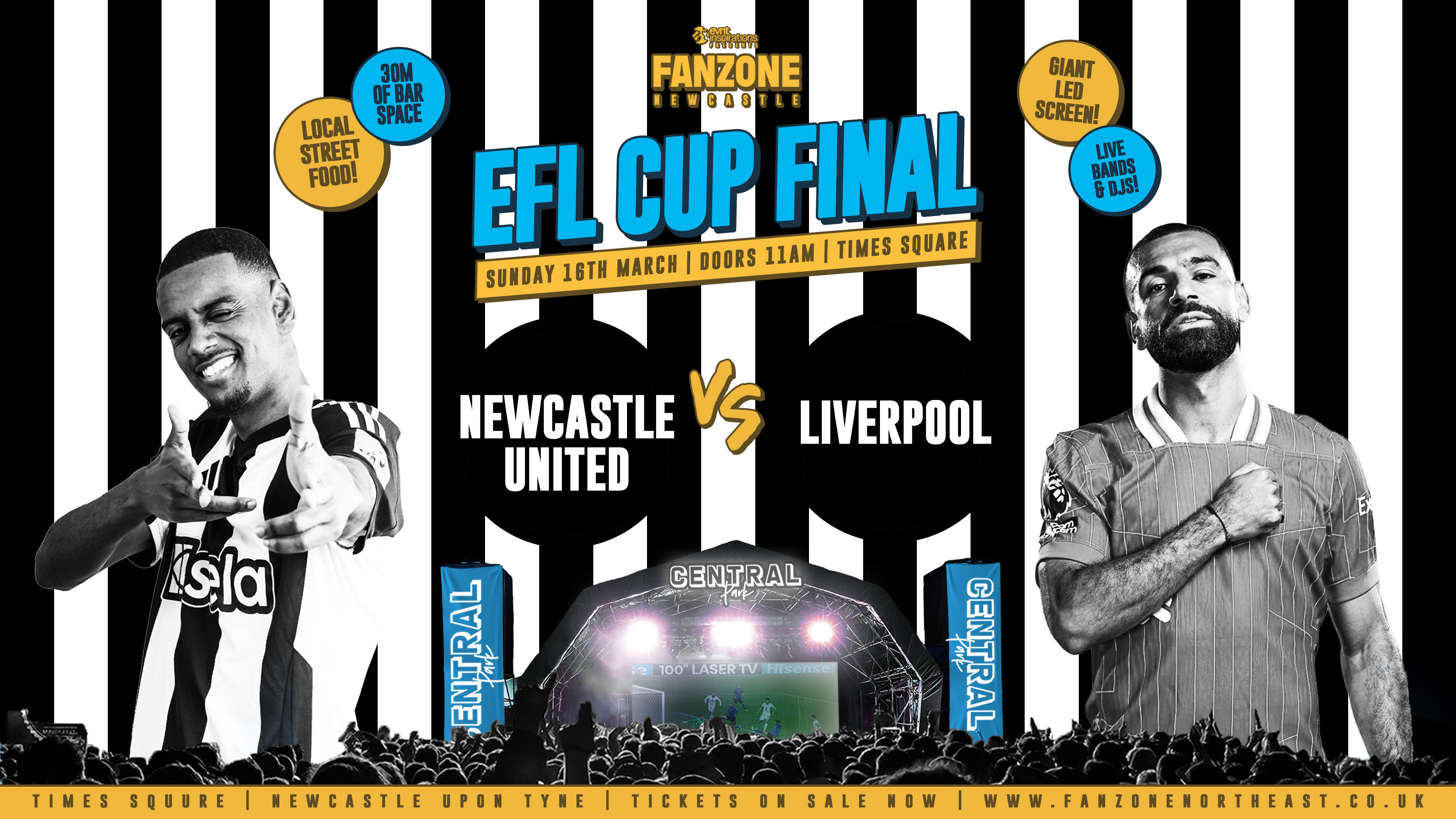 ** SOLD OUT ** EFL Cup Final! @ Times Square, Newcastle