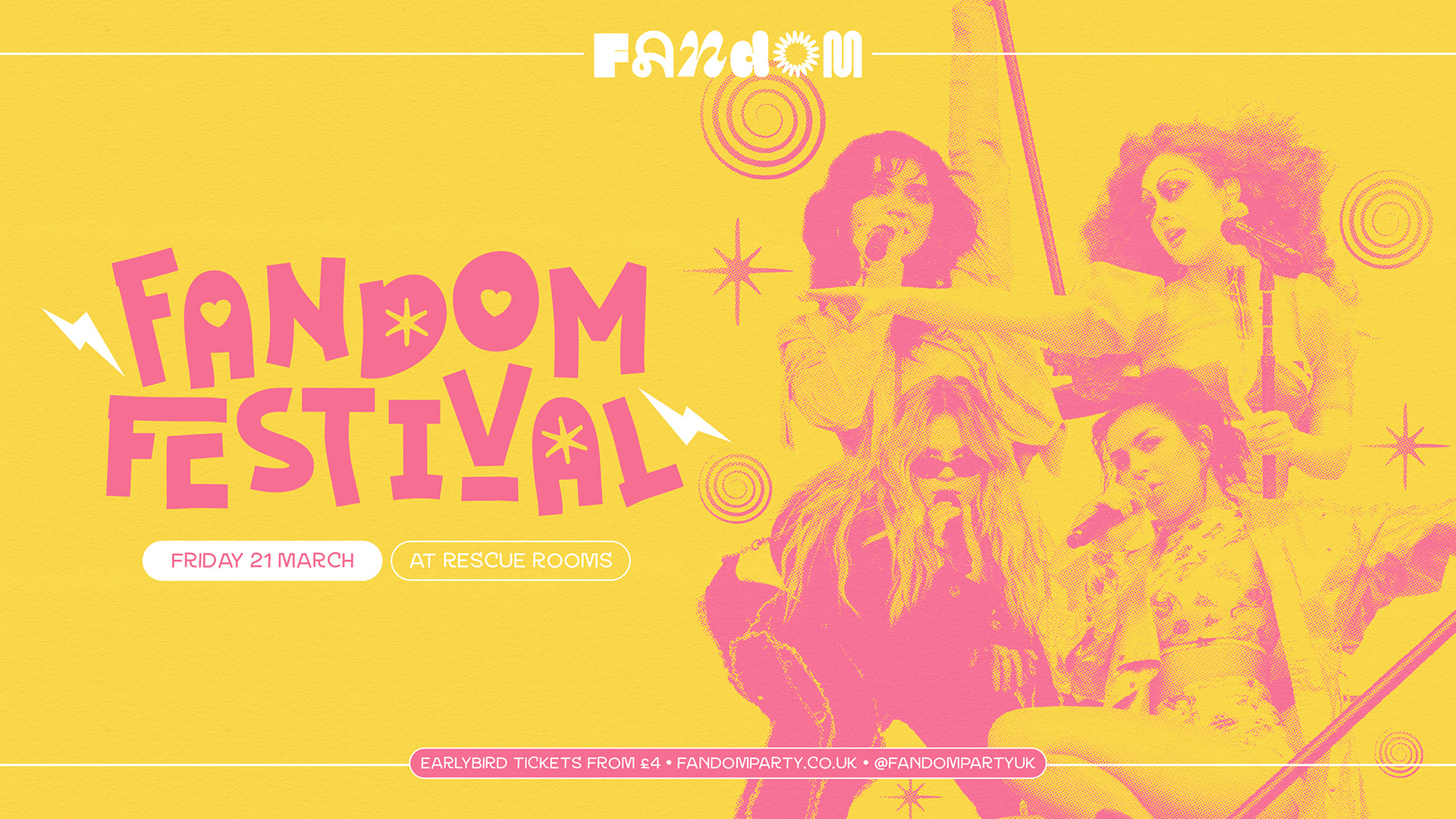 Fandom Festival 🌼 Fandom @ Rescue Rooms, Nottingham