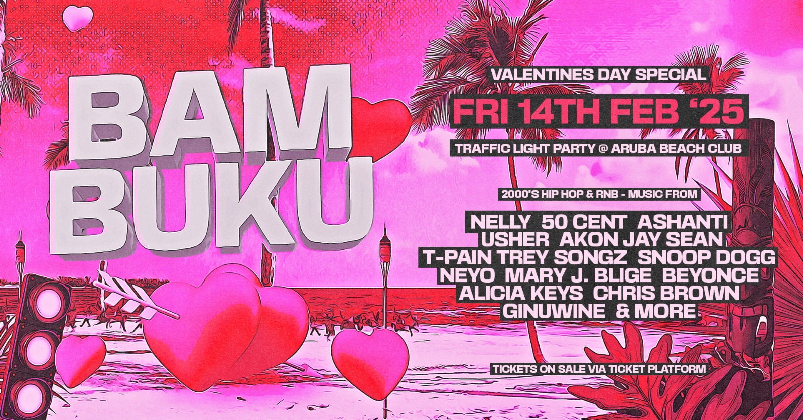 BAMBUKU – Bournemouth’s BIGGEST 00’s RnB Throwback Party @Aruba