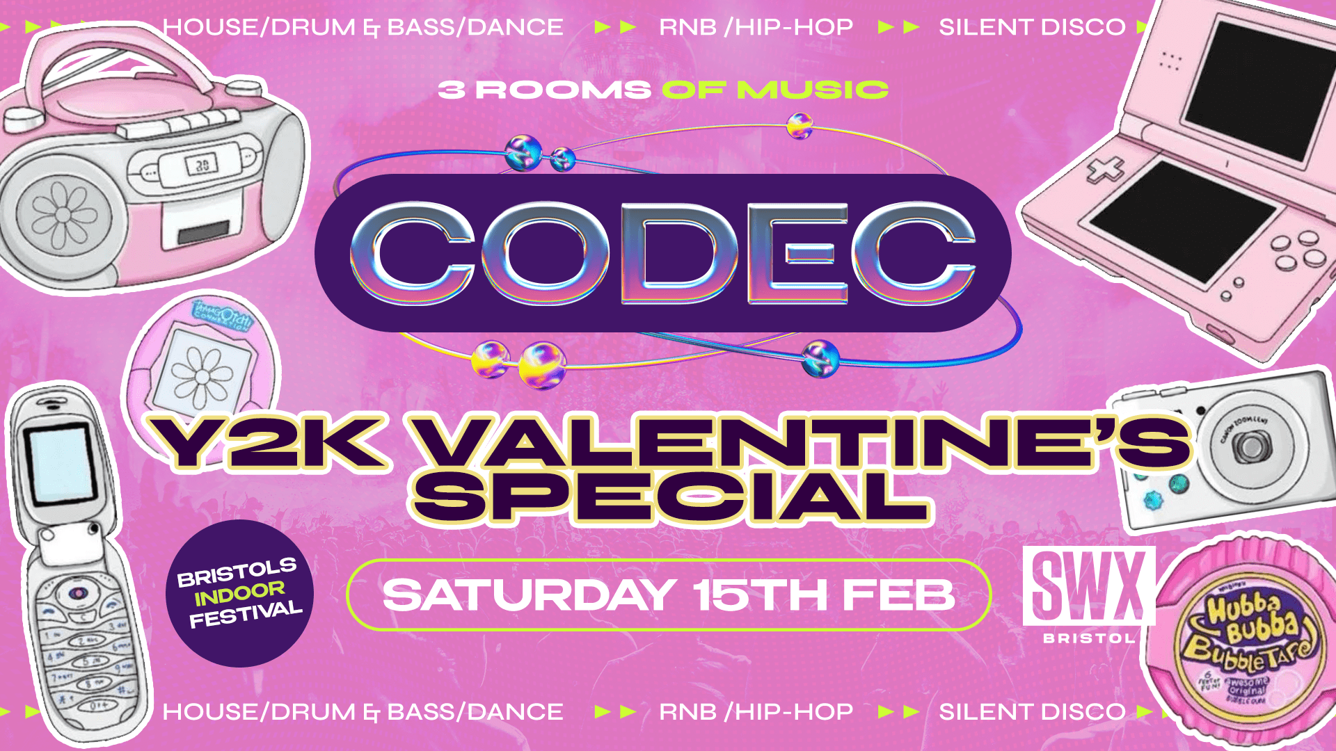CODEC Saturdays Y2K Valentines Special –  Saturday 15th February
