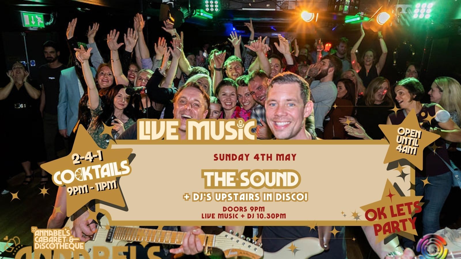 Live Music: THE SOUND // Annabels Cabaret and Discotheque