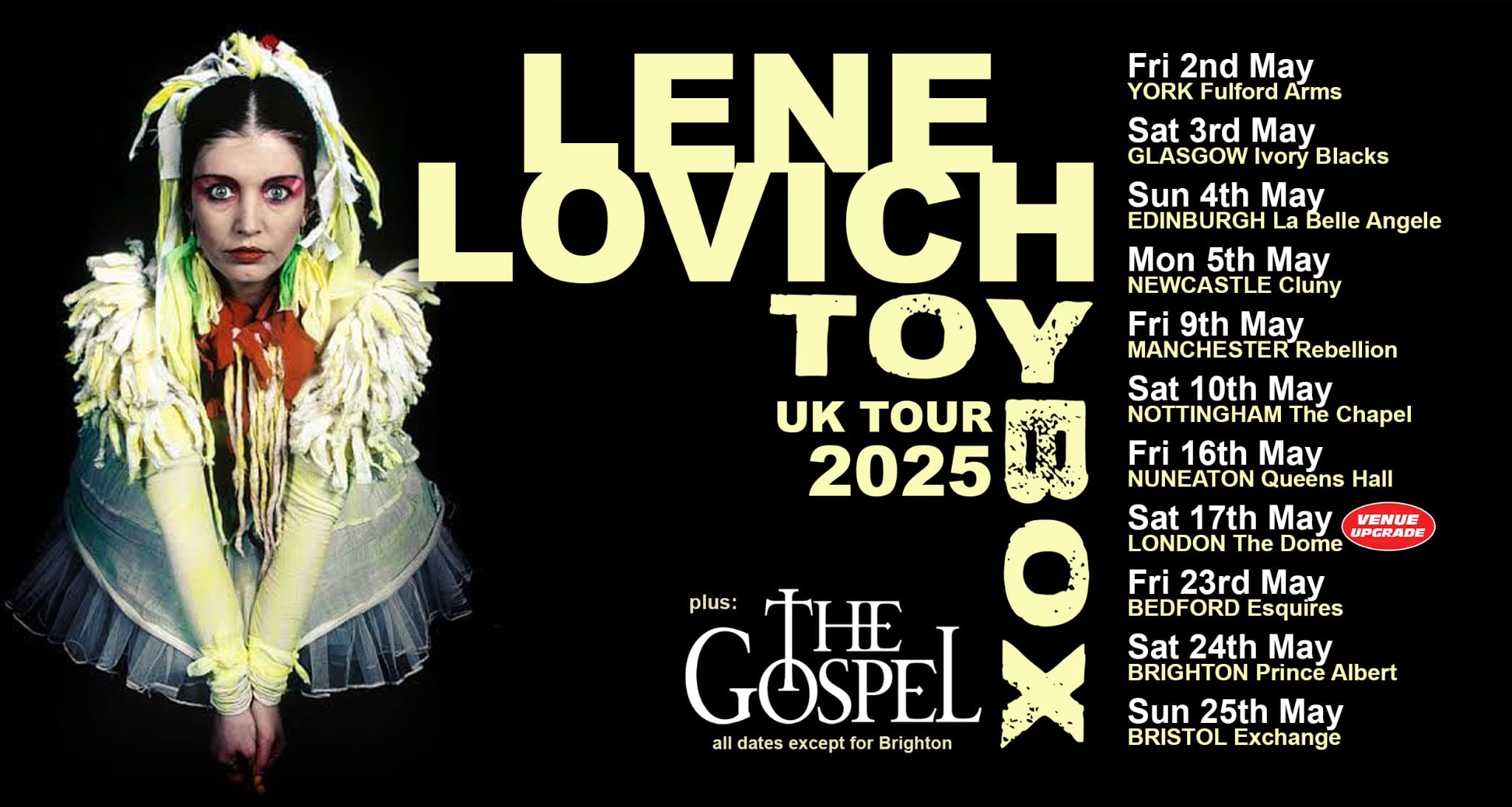 LENE LOVICH Toy Box 2025 UK Tour