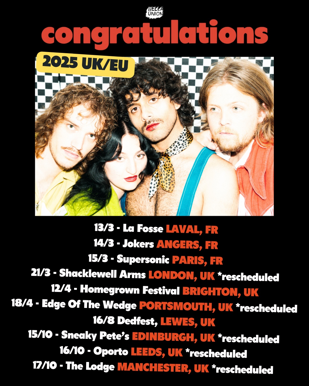 *New Date* Congratulations + Free Party