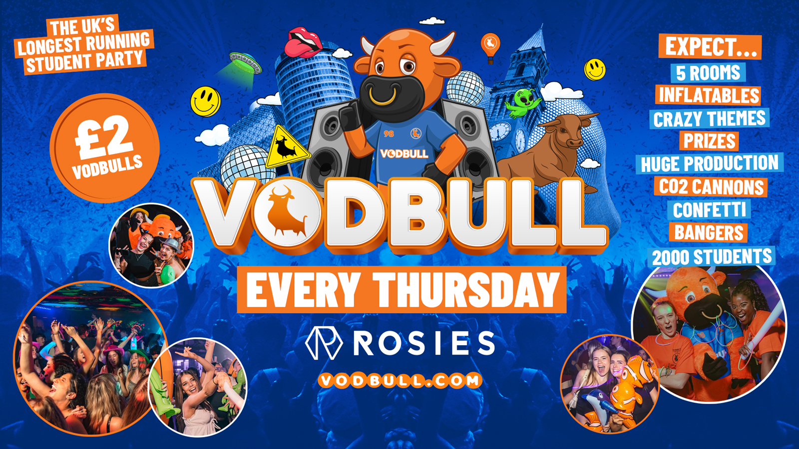 VODBULL at ROSIES!! [TONIGHT]💥15/05