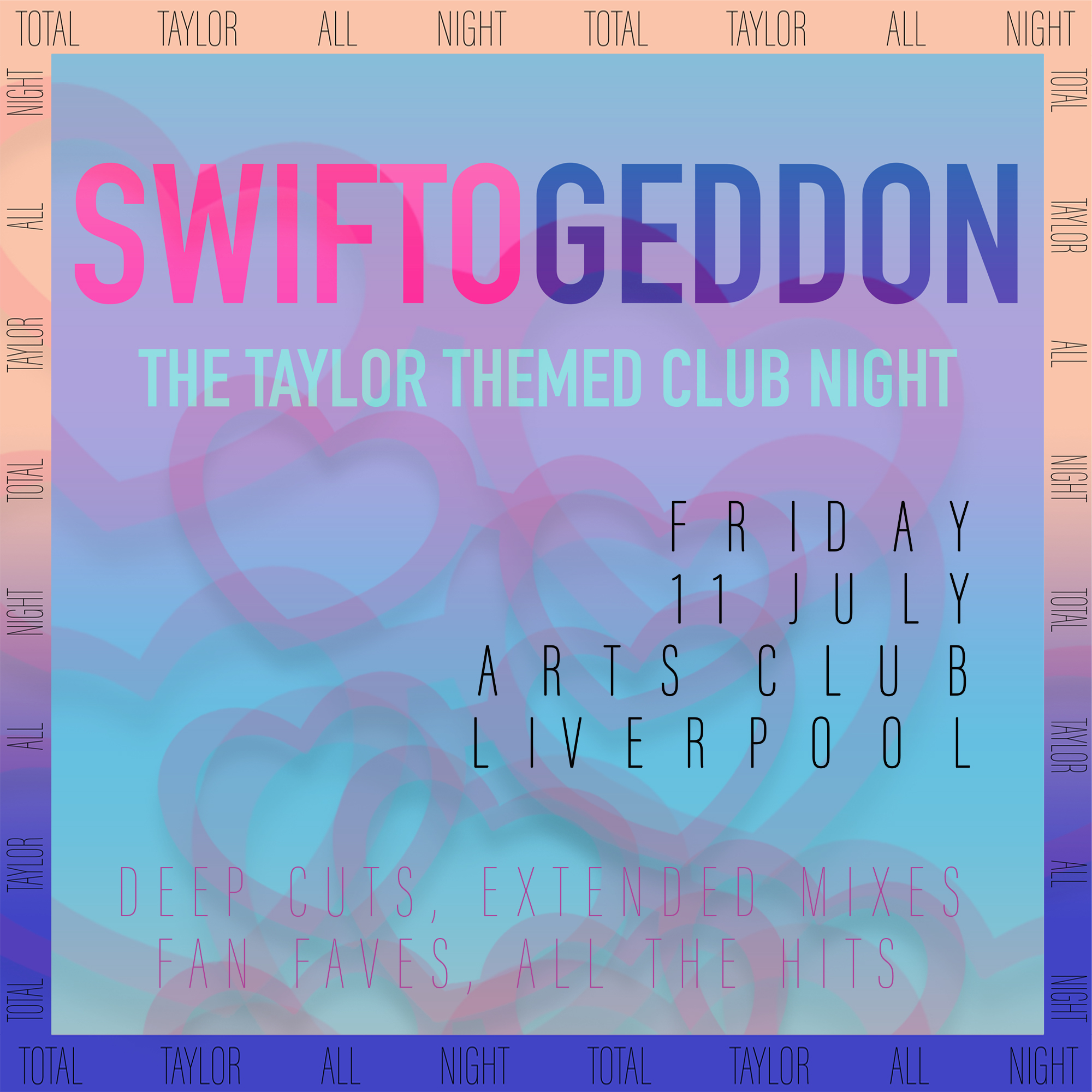 Swiftogeddon – The Taylor Themed Club Night