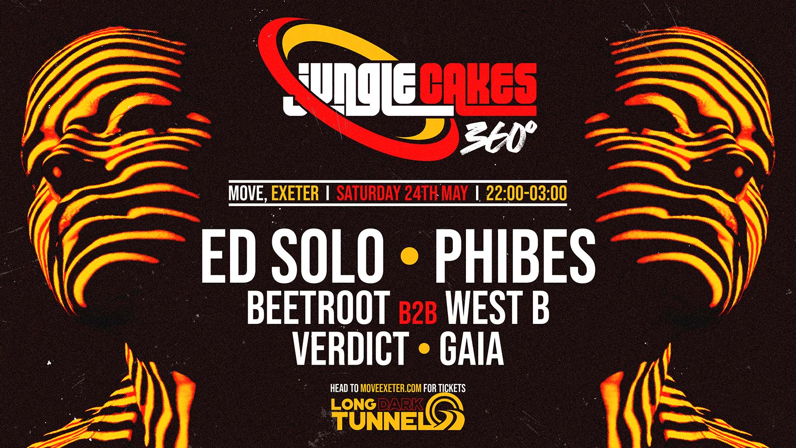 Jungle Cakes x LDT 360 – Ed Solo – Phibes – Sat 24 May – Move Exeter
