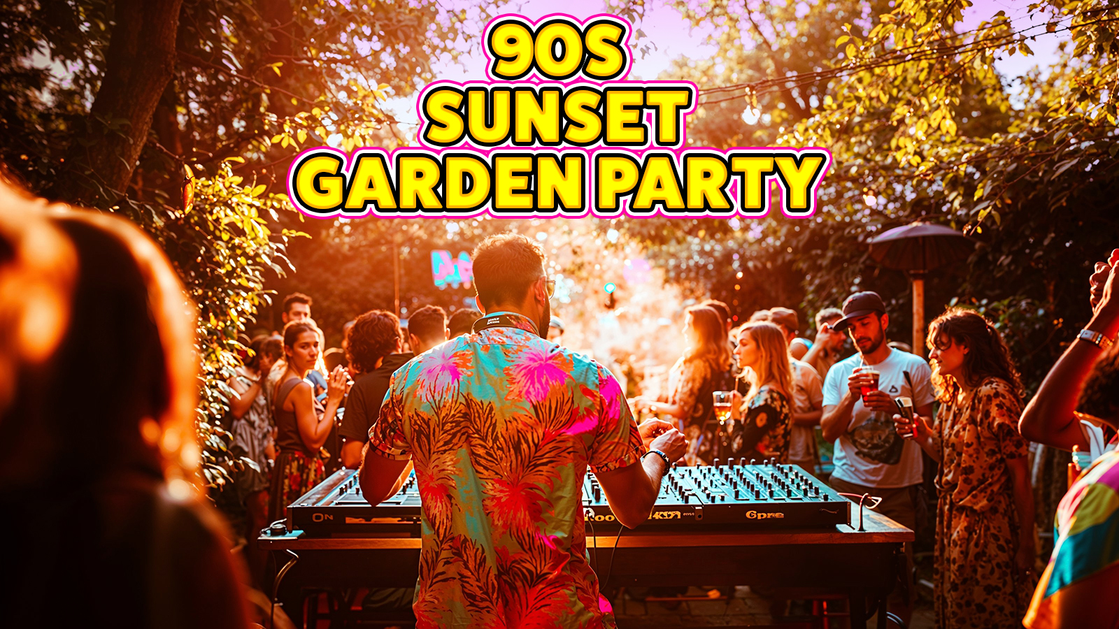 90s Sunset Garden Party: Newcastle 🌅
