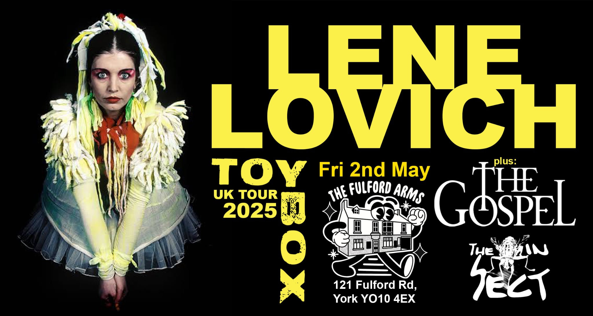 LENE LOVICH Toy Box 2025 UK Tour + The Gospel & The Insect
