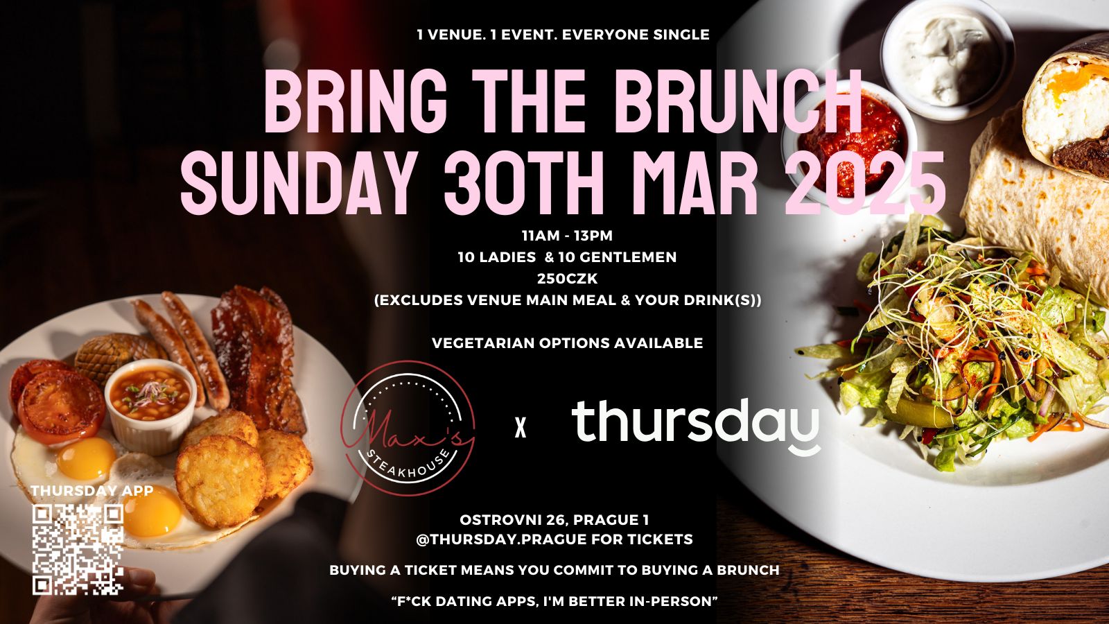 Thursday | Bring the Brunch | Max’s Steakhouse