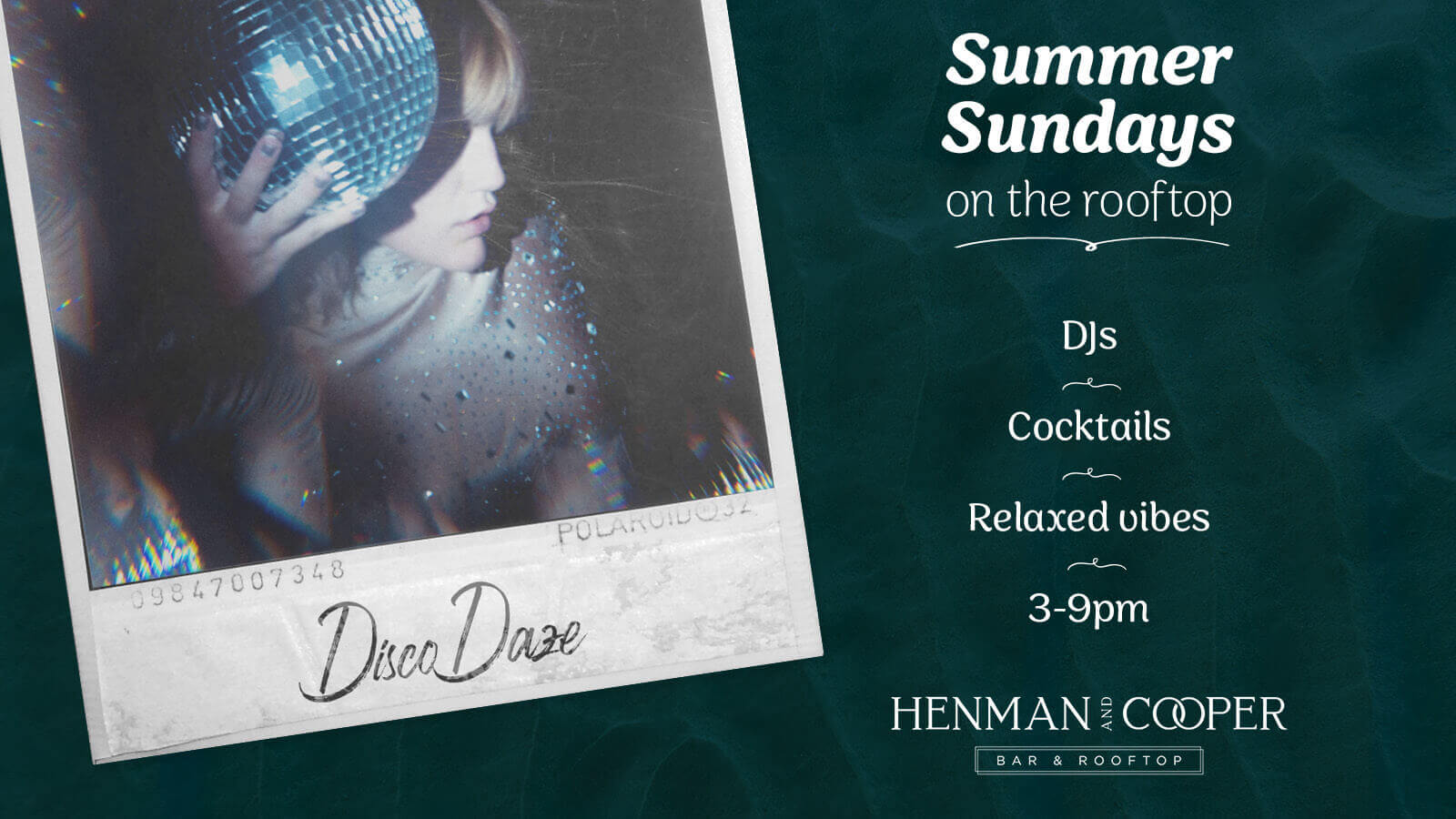 DISCO DAZE [EVERY SUNDAY] Birmingham Rooftop