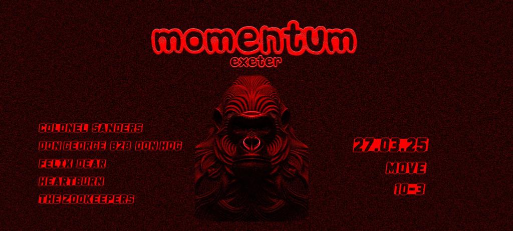 Momentum: End of Term // Thurs 27 March // Move Exeter