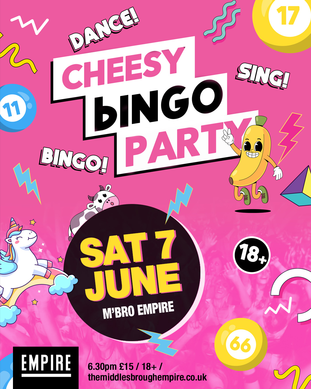 Cheesy Bingo Party