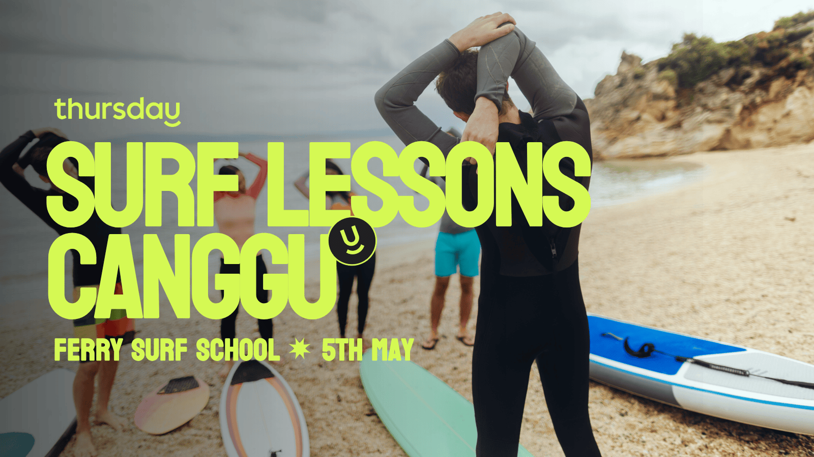 Monday | Surf Lessons – Add On  | Ferry Surf School, Bali