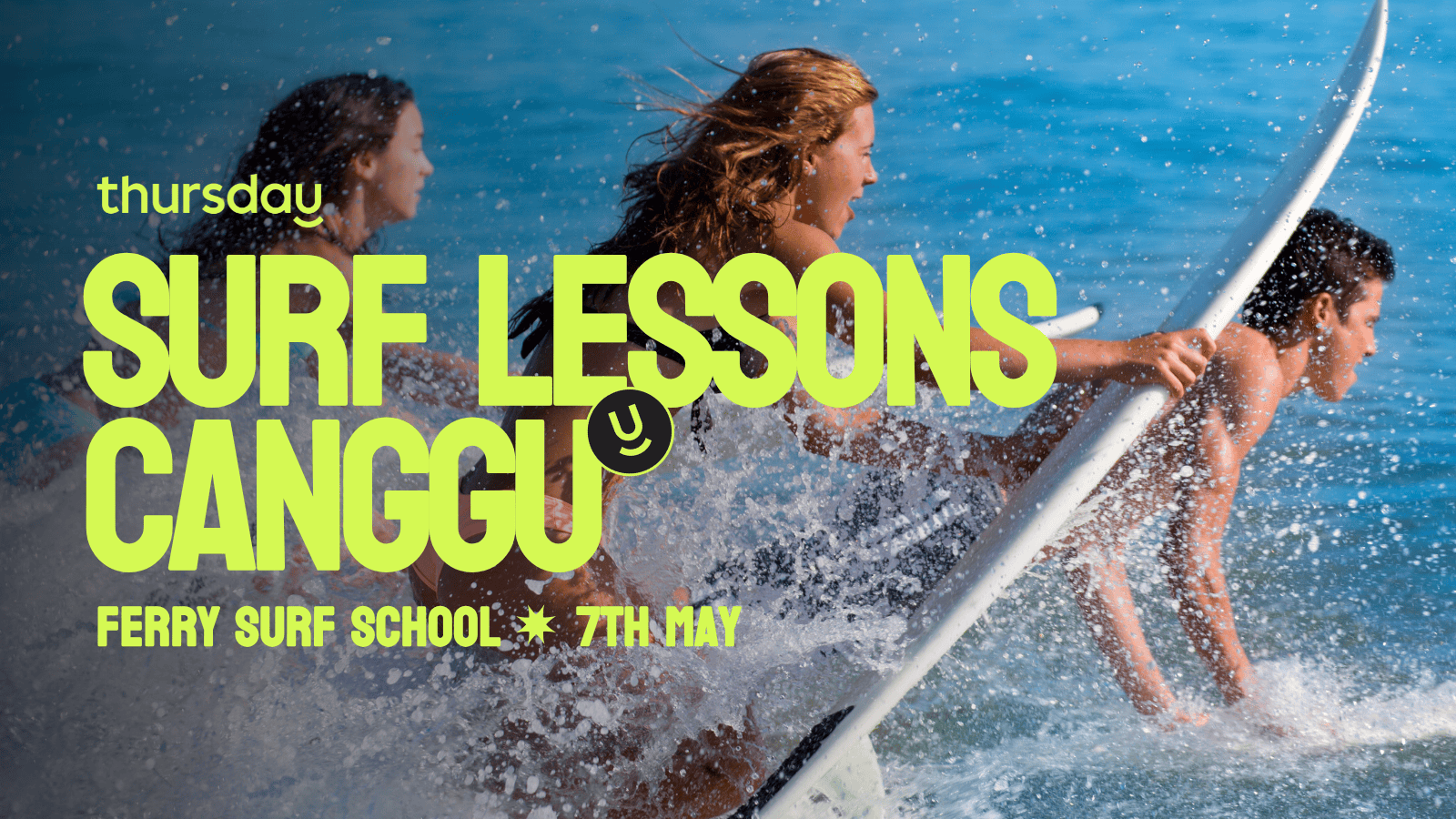 Now MONDAY (9-10.30AM) | Wednesday | Surf Lessons – Add On | Ferry Surf School, Bali