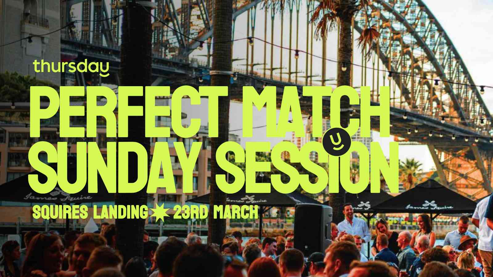 Sunday | Perfect Match | Matching powered by Matchbox  (ages 24-40) | Squires Landing