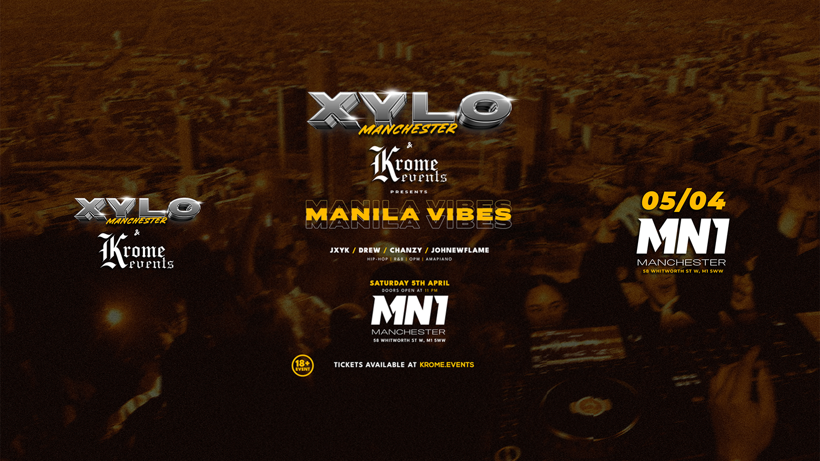 Krome Events x XYLO Presents: Manila Vibes