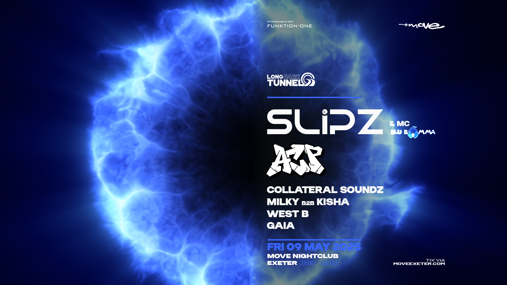 LDT Presents: Slipz & Blu Bomma – ACP – Fri 09 May – Move Nightclub – Exeter