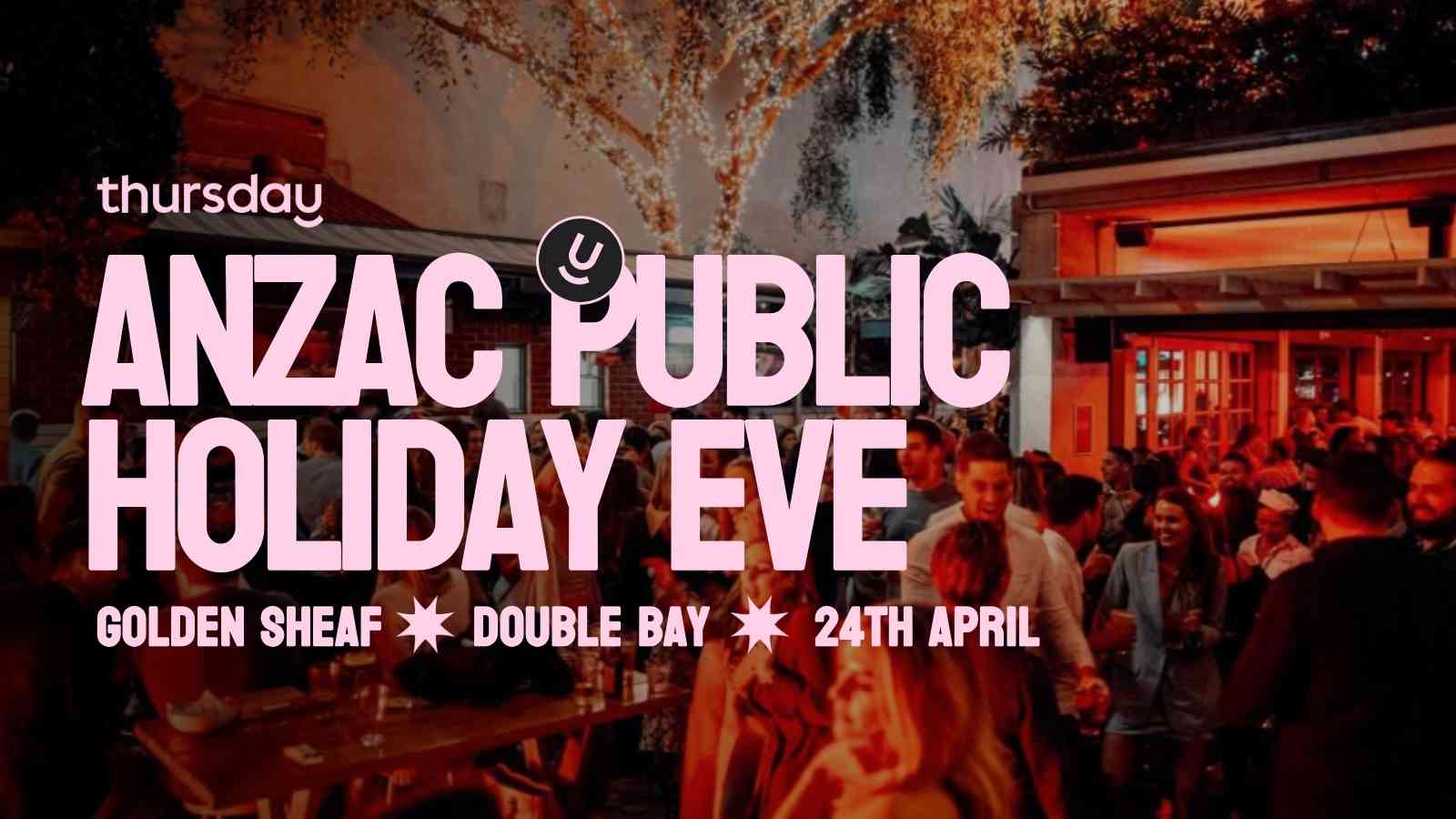 Thursday | Anzac Public Holiday Eve | Golden Sheaf (new area) open ages