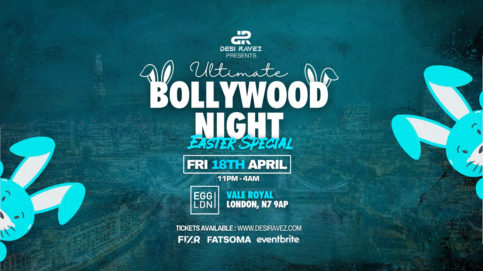 Bollywood Night Easter Special 🐣 – Friday 18th April @EGG LDN