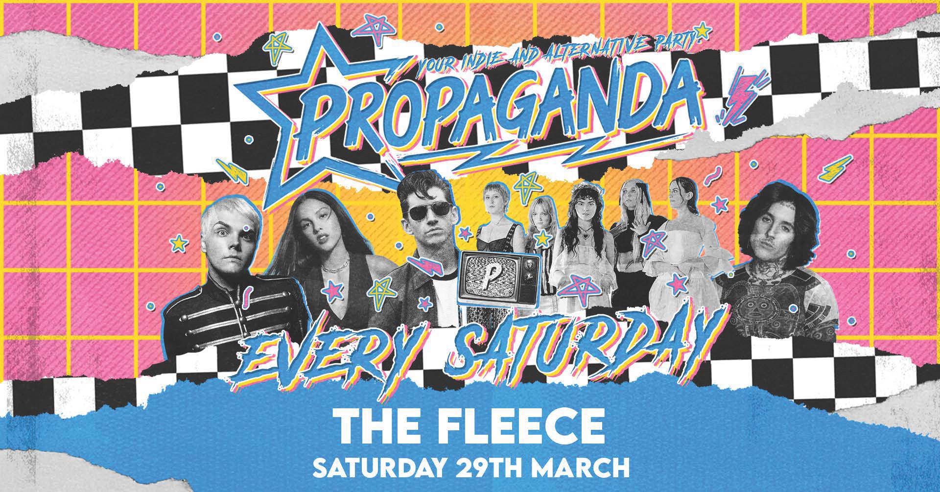 This Saturday – Propaganda Bristol – Your Indie & Alternative Party!