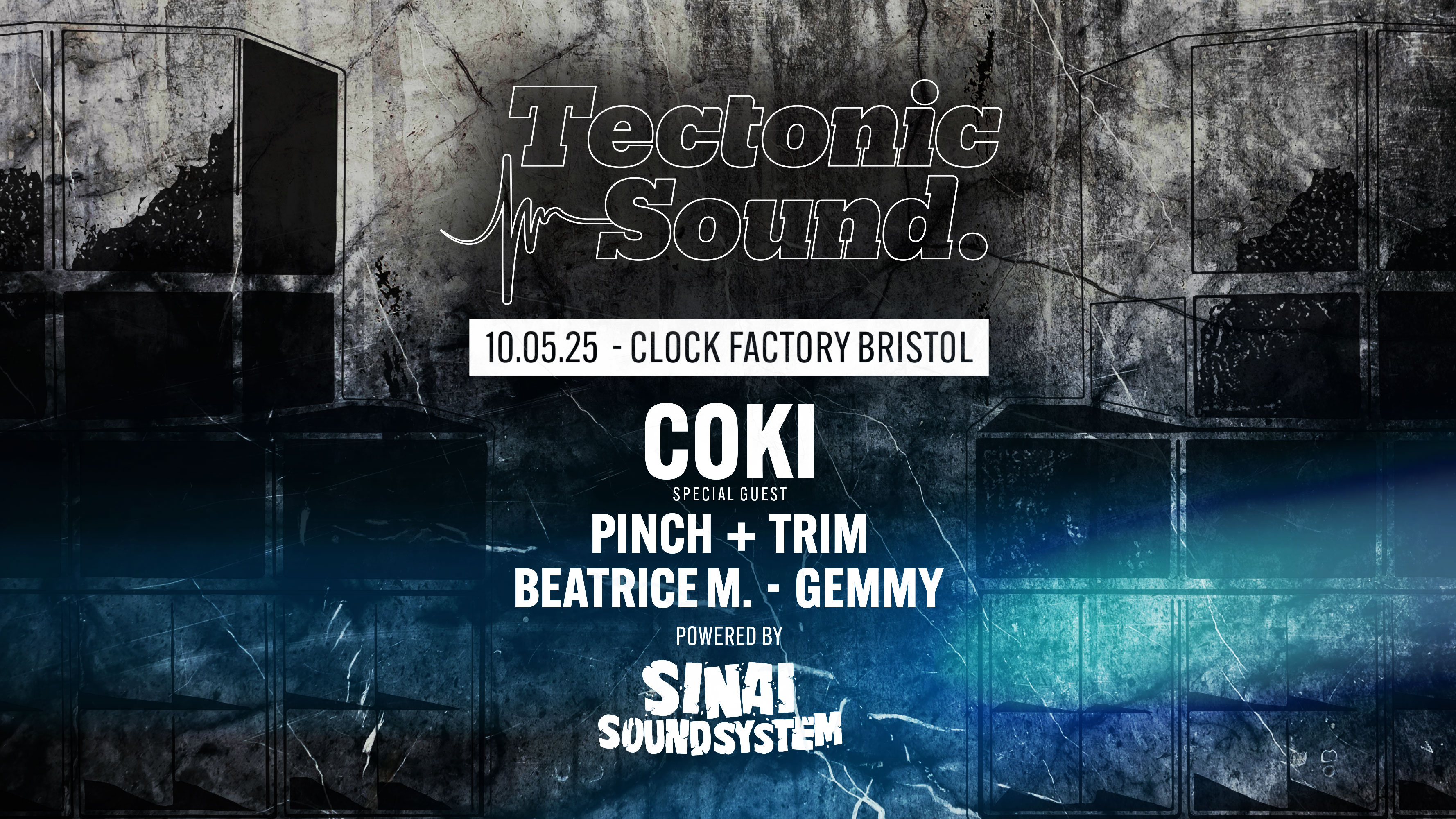 Tectonic Sound x Sinai Sound – Coki, Pinch & Trim, Beatrice M. & Gemmy