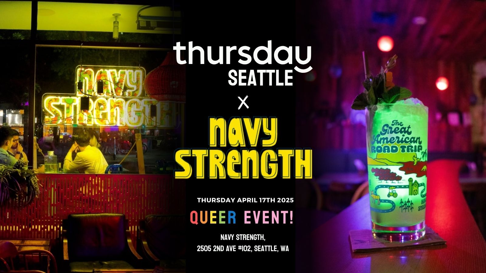 Thursday | Navy Strength (Queer 21+) | Belltown