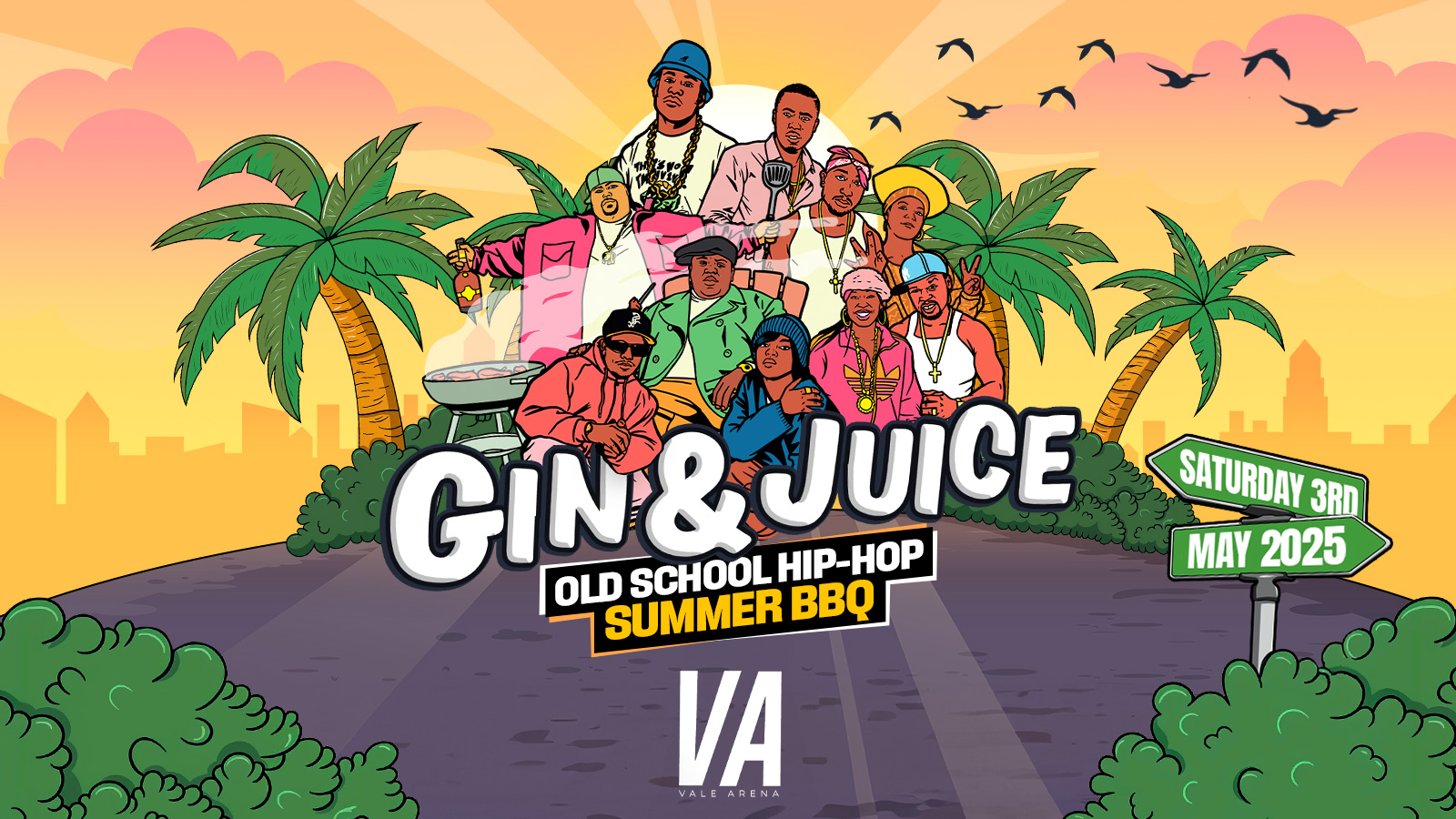 Gin & Juice Presents: Old School Hip-Hop Summer BBQ – Cardiff 2025