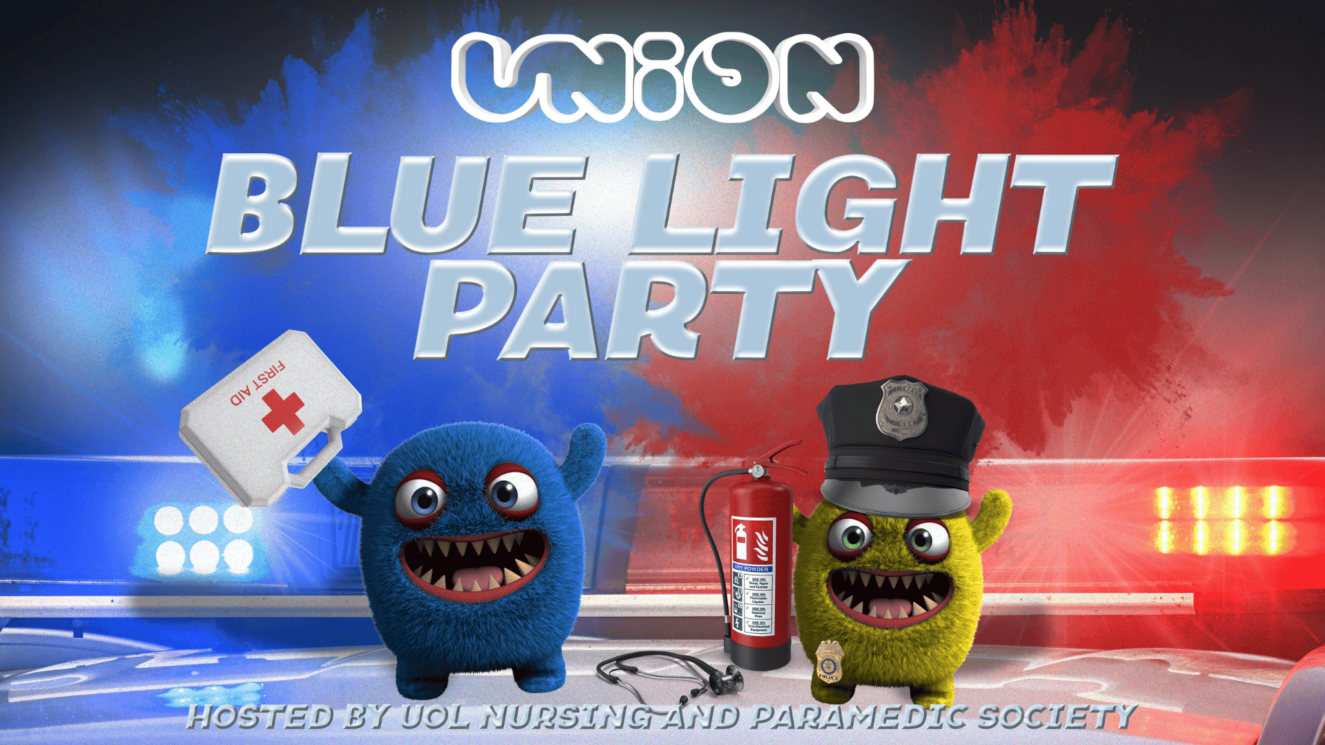 Union Tuesday’s Presents: Blue Light Party 🚨Hosted By UoL Nursing and Paramedic Society