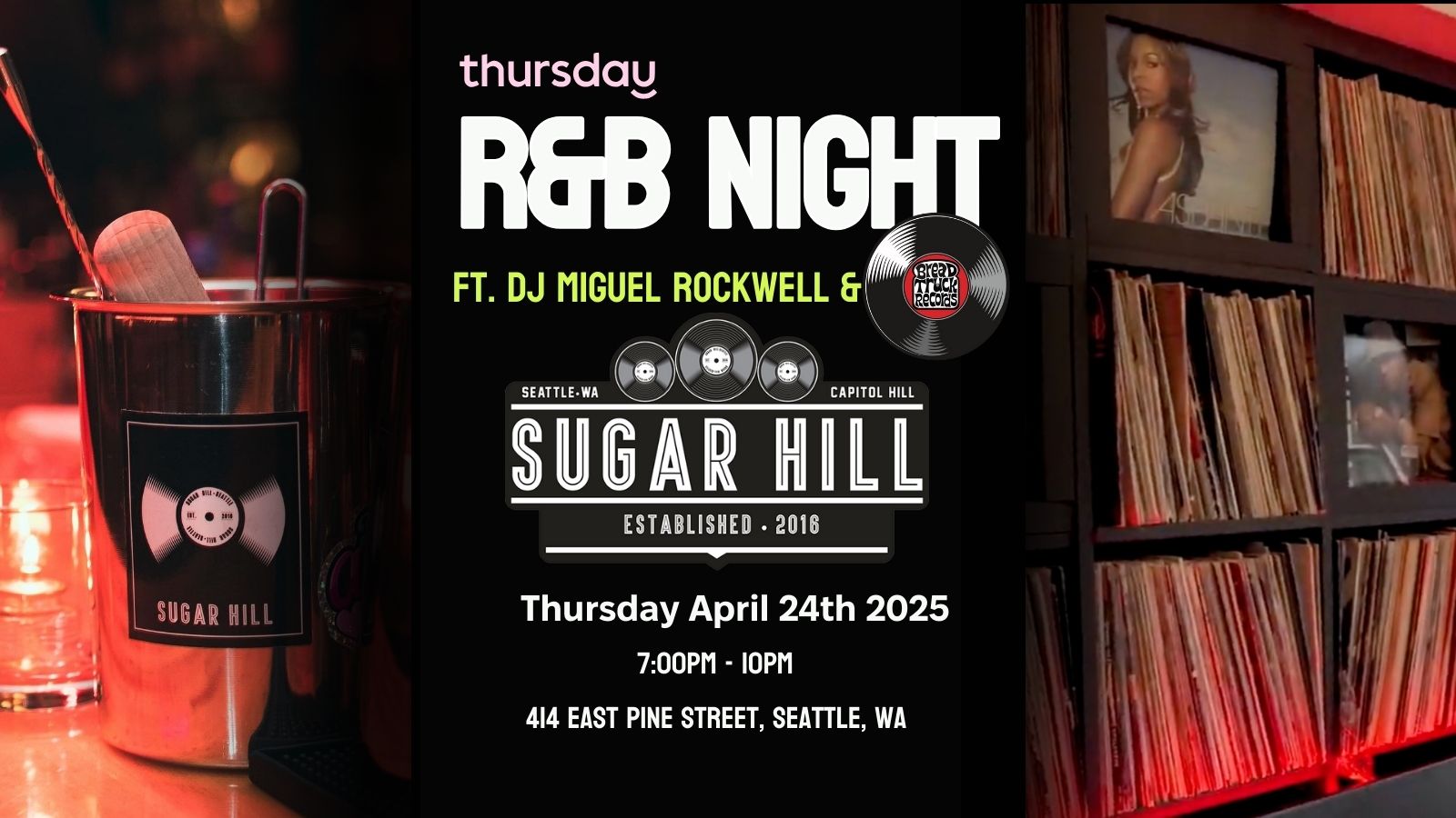Thursday | Sugar Hill (Under 35s) | Capitol Hill