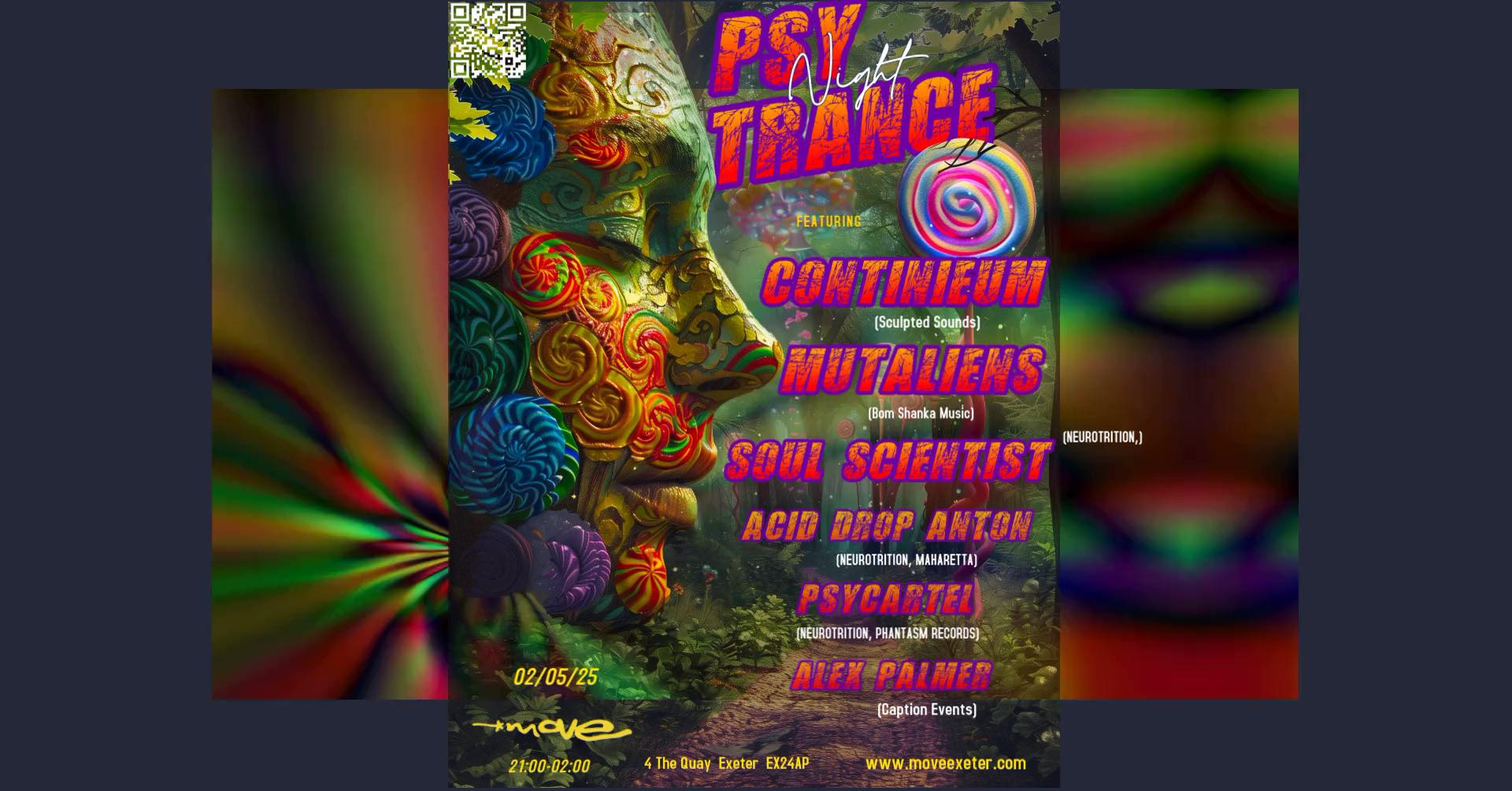 Psytrance Night – Contineum – Mutaliens – Fri 02 May – Move Exeter