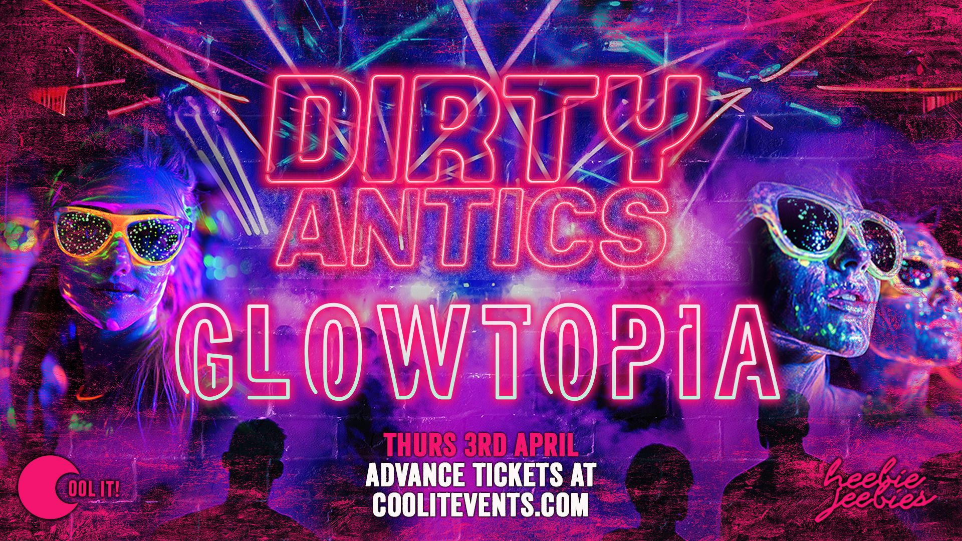 Dirty Antics Thursdays: G L O W T O P I A 🪩 – £3.50 Doubles All Night