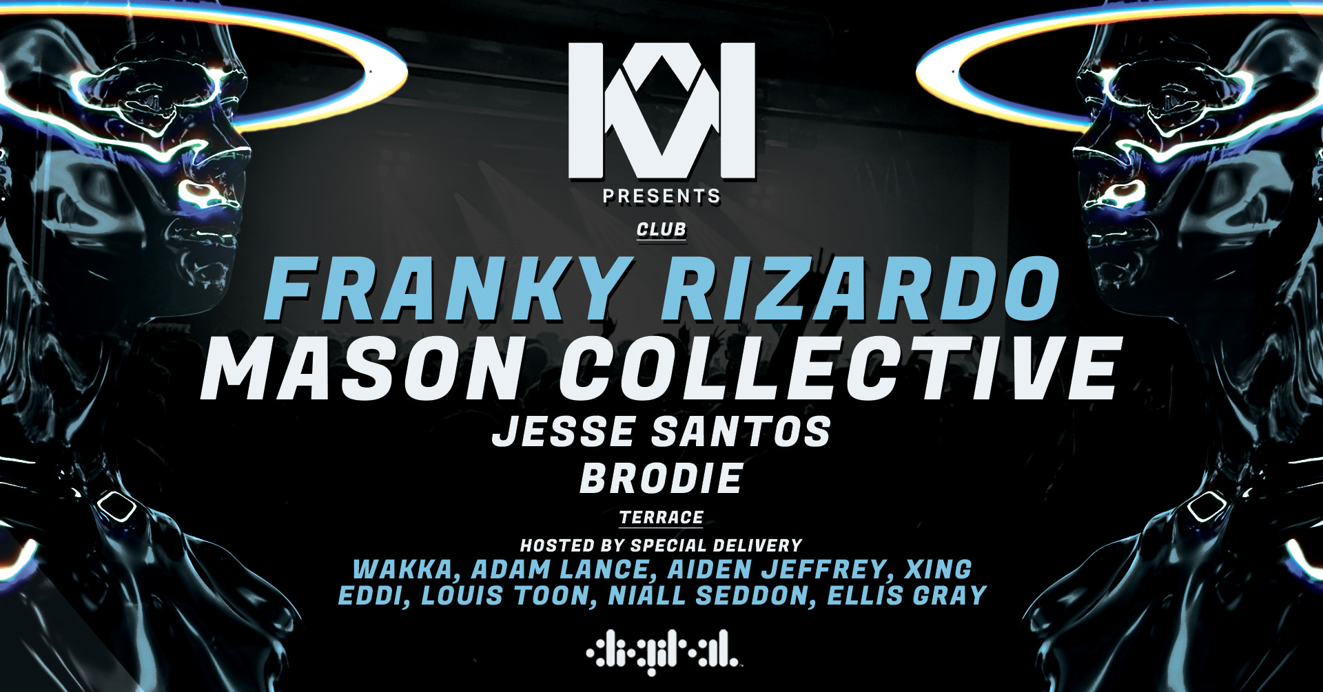 KONNEKT PRESENTS FRANKY RIZARDO & MASON COLLECTIVE // SPECIAL DELIVERY TERRACE TAKEOVER // MAY 25th 2025