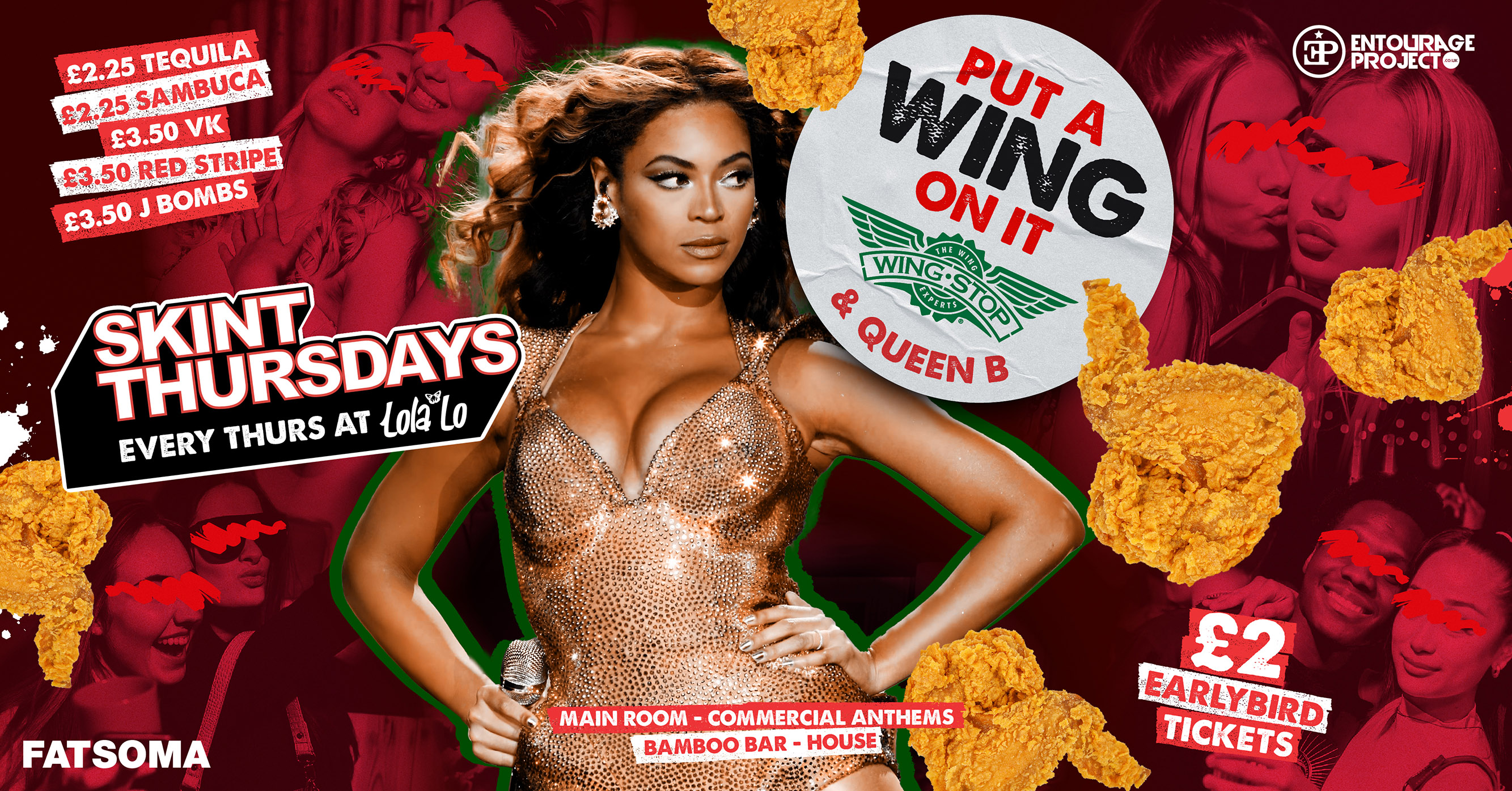 SKINT THURSDAYS – PUT A WING ON IT (FINAL 20 TICKETS)🍗❤️