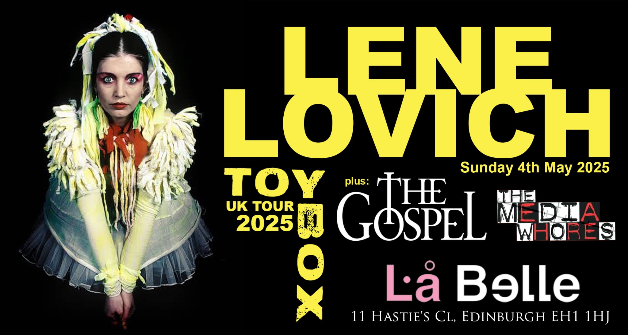 LENE LOVICH Toy Box 2025 UK Tour + The Gospel & The Media Whores